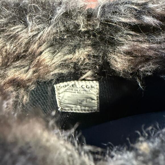 Sorel Joan of Arctic Wedge Women's Ankle Boots 10 M Leather Brown Faux Fur - Picture 2 of 9